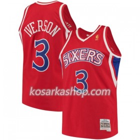 Dres Philadelphia 76ers Allen Iverson 3 Hardwood Classics Crvena Swingman